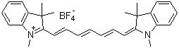 1,3,3-Trimethyl-2-[(1E,3E,5E)-7-(1,3,3-trimethyl-2,3-dihydro-1H-2-indolyliden)-1,3,5-heptatrienyl]-3H-indolium tetrafluoroborate(61575-73-3)